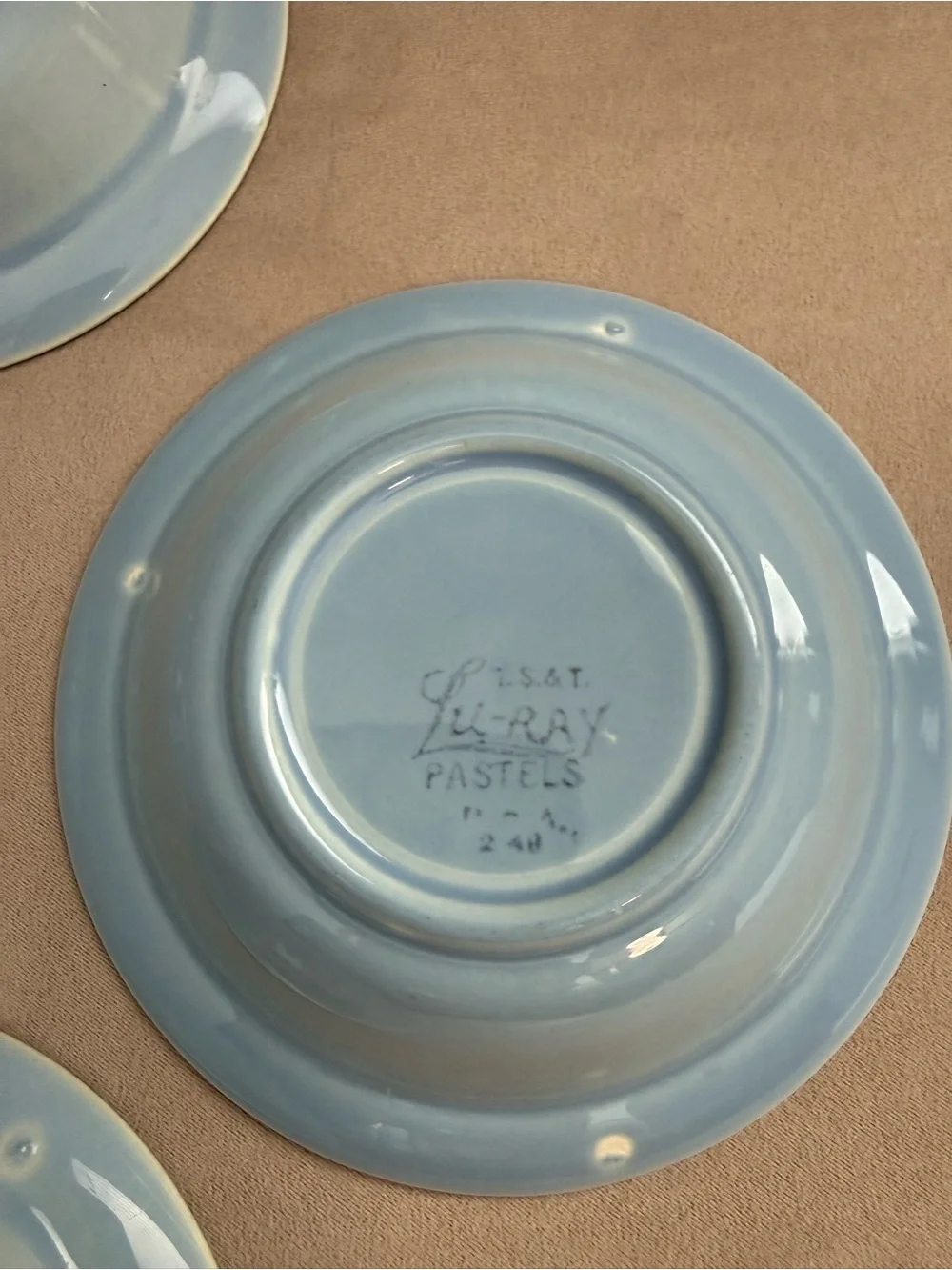 Lu-Ray Pastels chips bowl decorative